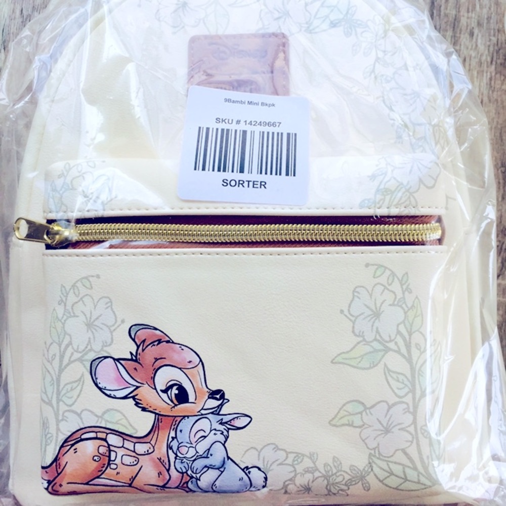 BNWT!✨ Adorable Loungefly Disney’s Bambi and Thumper Backpack! 💗